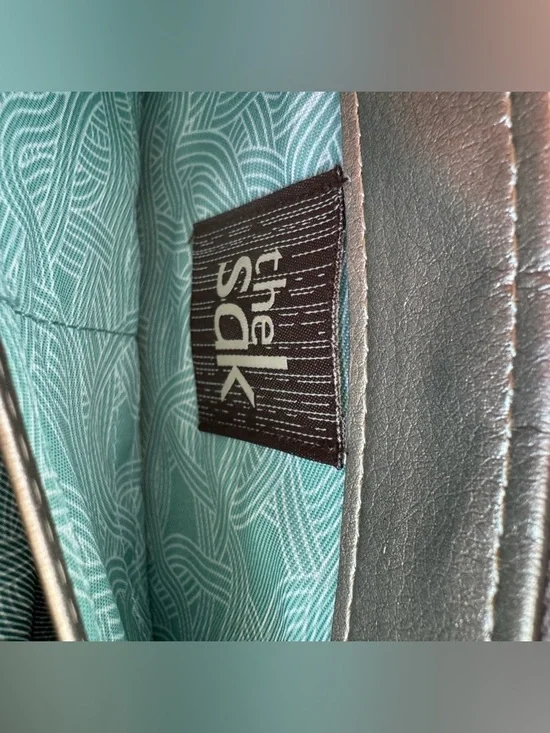 The Sak Metallic Leather Wallet Crossbody Clutch Wristlet Convertible 3 in 1 EUC - Picture 10 of 12